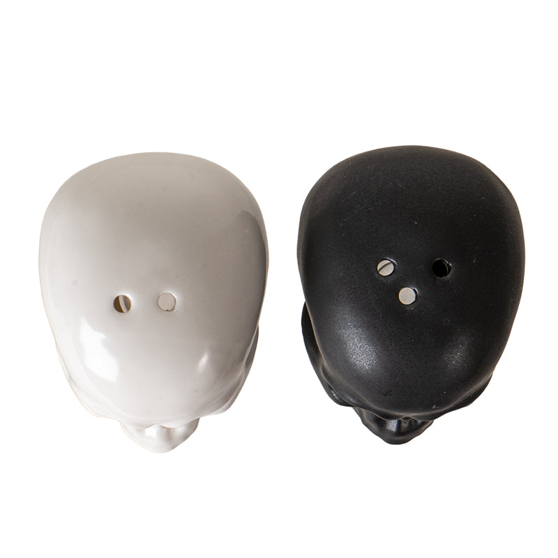 Black and White Skulls Salt & Pepper Shaker Set