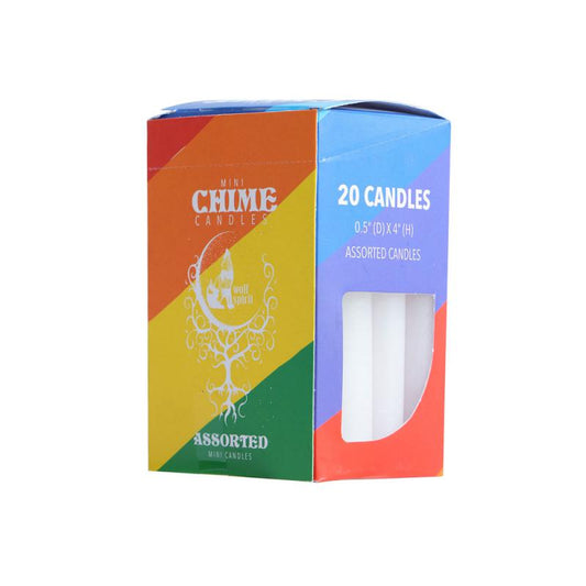 Mini Chime Candles - 20 piece Assortment