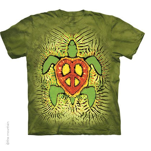 Rasta Peace Turtle Tie Dye T-Shirt