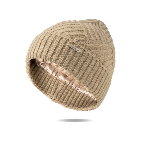 Britt's Knits Satin-Lined Beanie in Sand