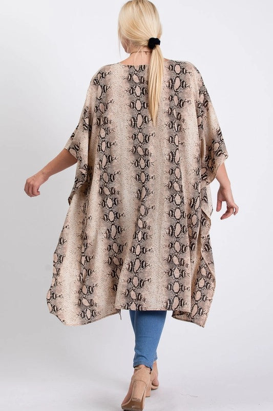 Snake Skin Print Kimono SALE