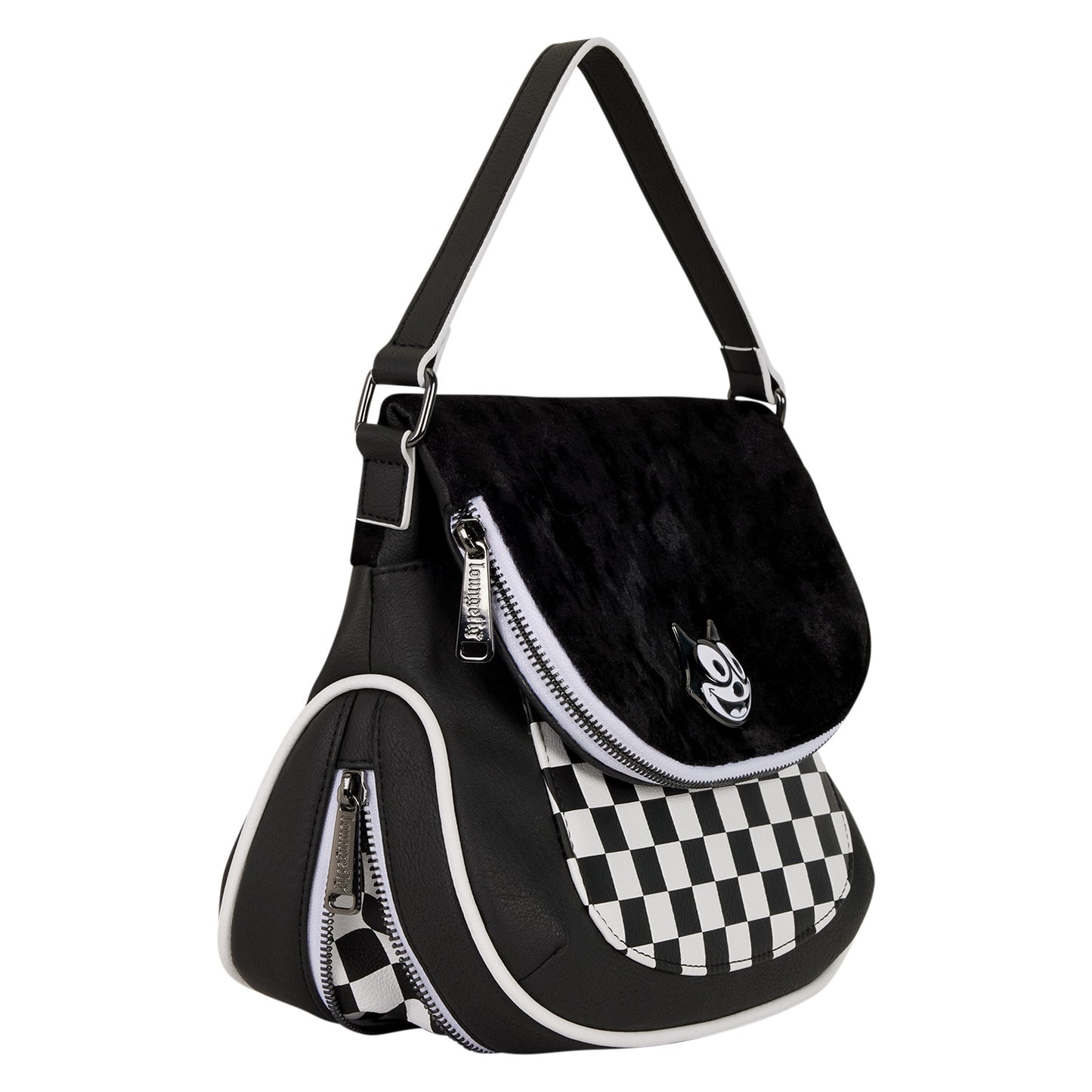 Loungefly Felix the Cat Crossbody Bag with Lenticular Coin Bag