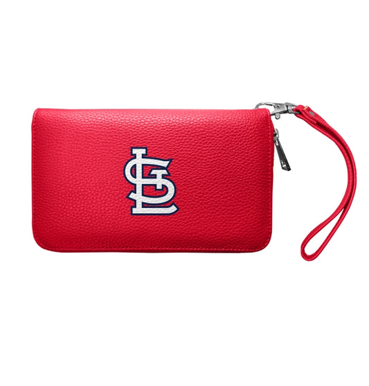 MLB St. Louis Cardinals Pebble Organizer Zip Wallet