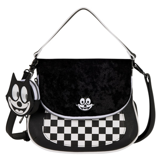 Loungefly Felix the Cat Crossbody Bag with Lenticular Coin Bag