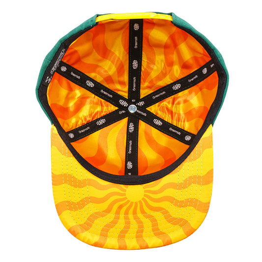 Grassroots California Teapot Removable Bear Green Snapback Hat