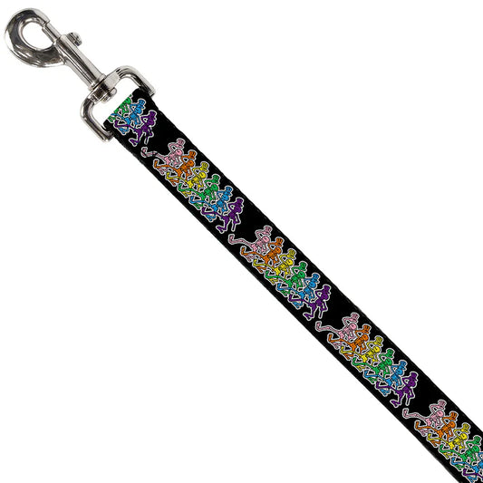 Grateful Dead Dancing Skeletons Dog Leash 1" inch Wide