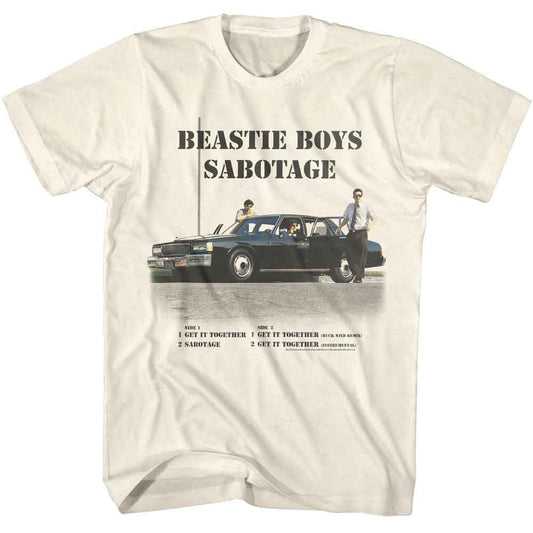 Beastie Boys Sabotage T-Shirt in Natural