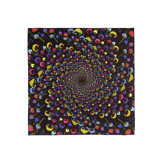 3D Magic Mushroom Spiral Bandana