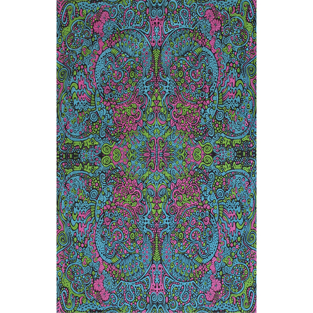 3D Psychedelic Liquid E Tapestry 60x90 - Art by Chris Pinkerton