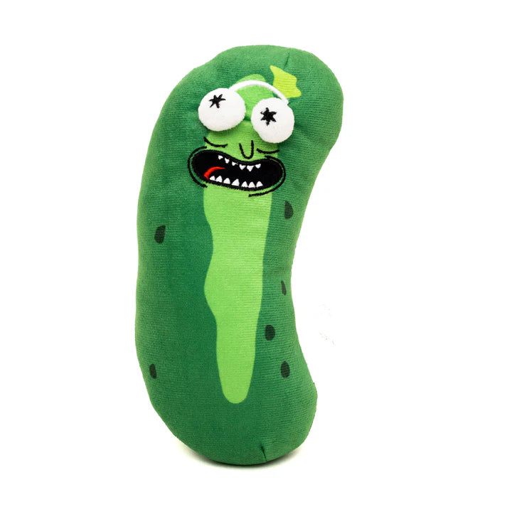 Rick and Morty Pickle Rick Squeaker Dog Toy