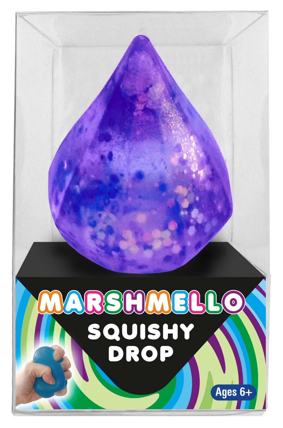 Marshmello Squishy Sparkle Drop