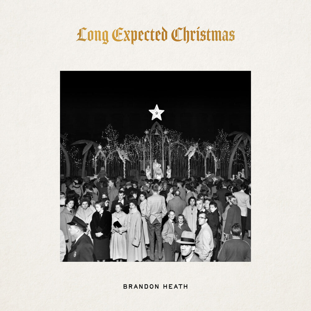 the album cover for Brandon Heath - Long Expected Christmas