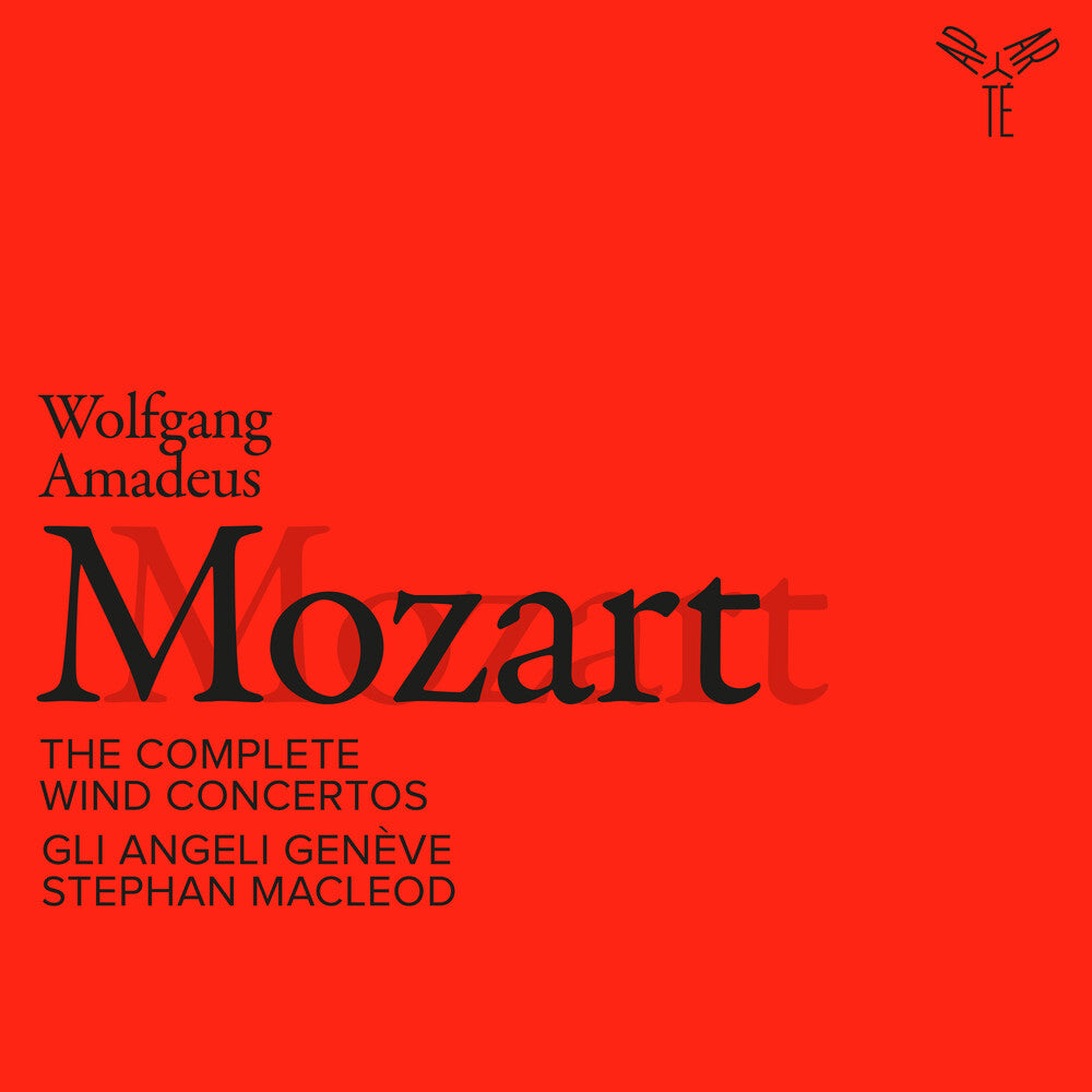 the album cover for Gli Geneve Angeli - Mozart: The Complete Wind Concertos