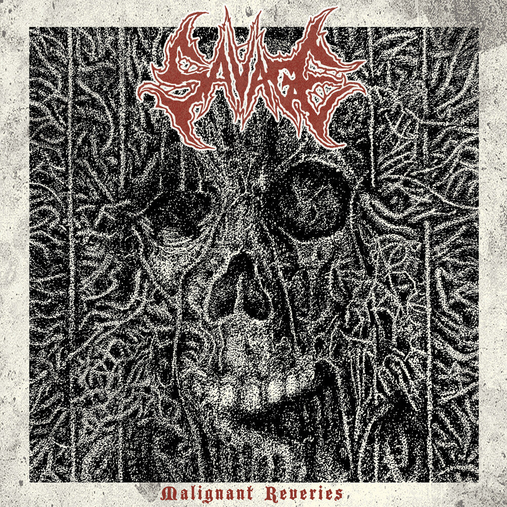 the album cover for Savage - Malignant Reveries
