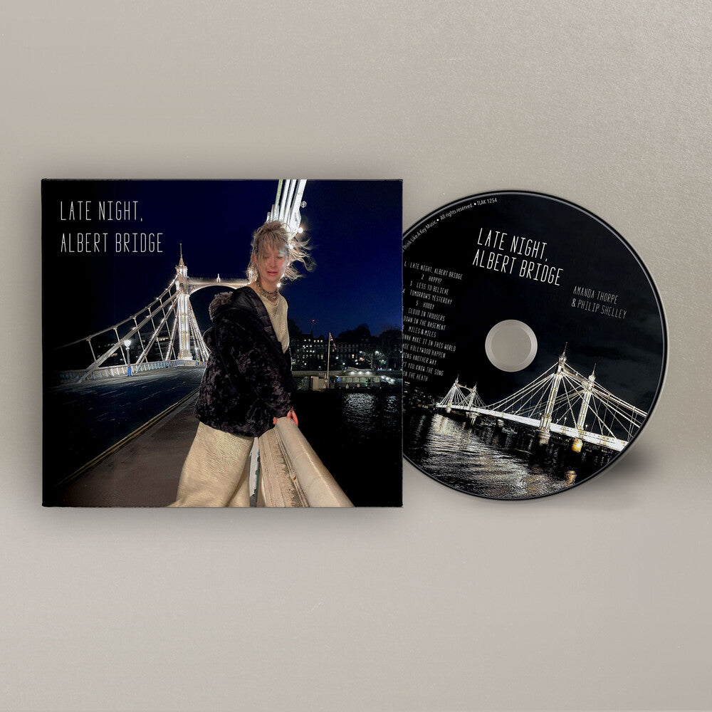 the album cover for Amanda Thorpe - Late Night, Albert Bridge