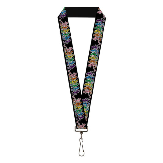 Grateful Dead Dancing Skeletons Lanyard