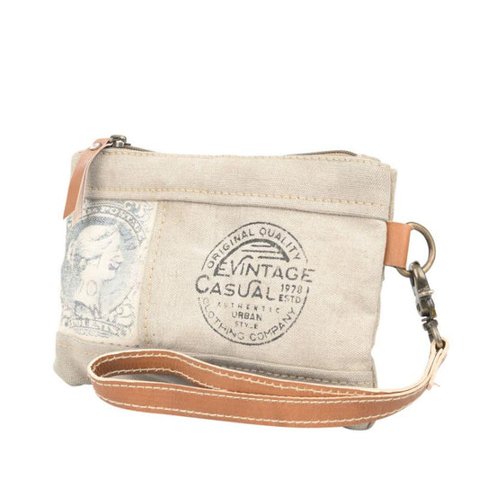 Clea Ray Canvas Stamp Wristlet