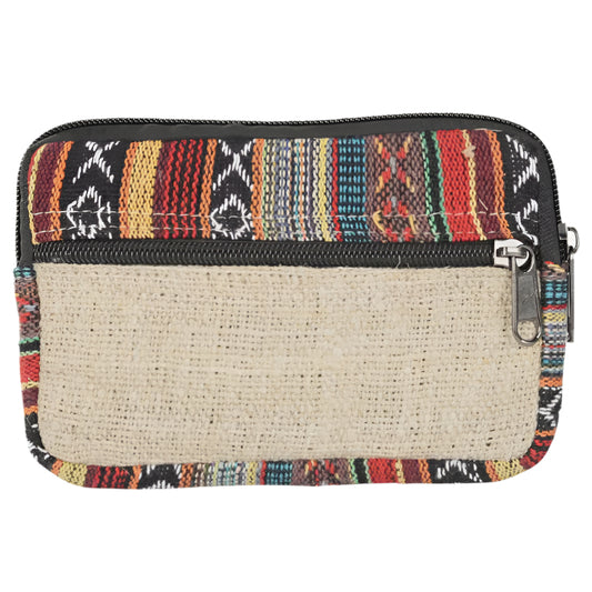 Zipper Hemp 6x5 Coin Purse