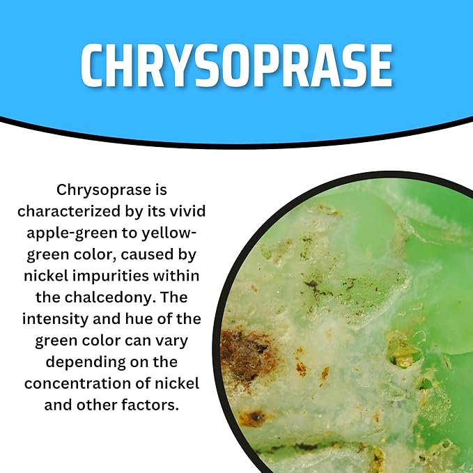 TruEnergy Chrysoprase Palm Stone - 2"