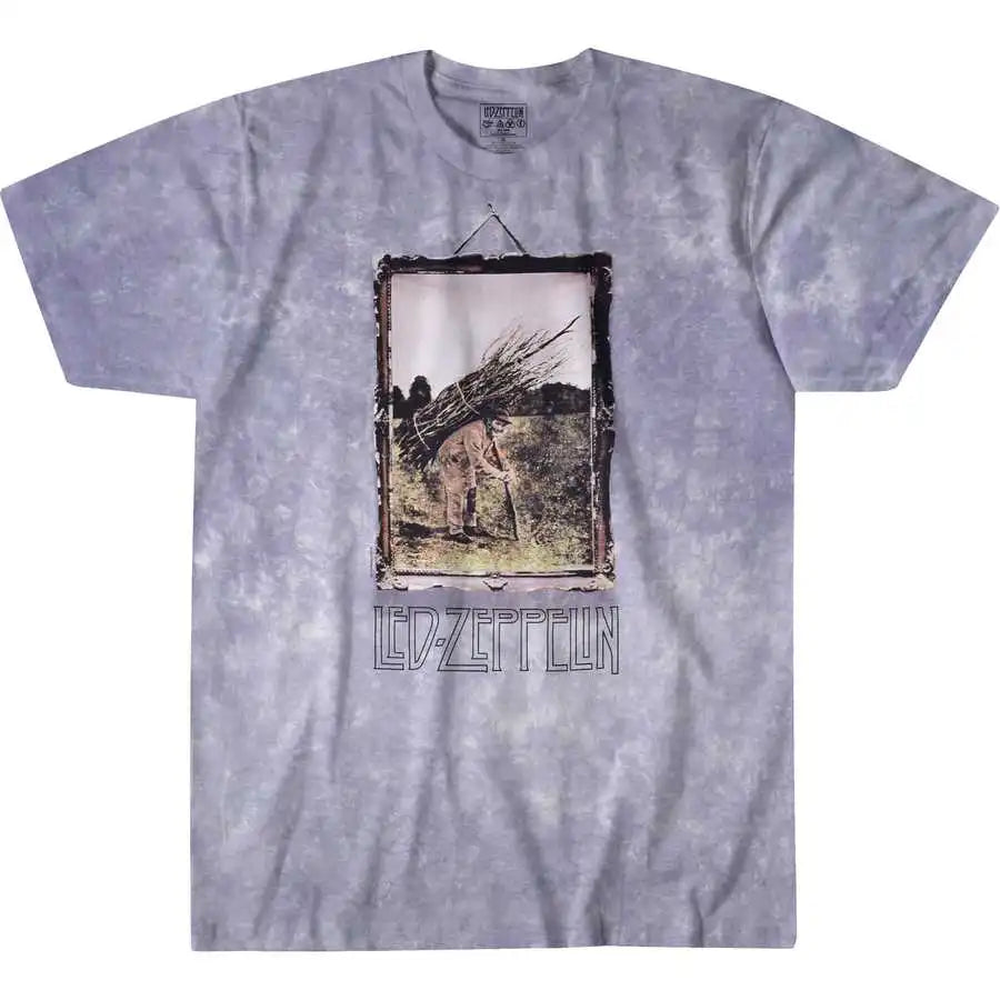 Led Zeppelin Man with Sticks Tie Dye T-Shirt