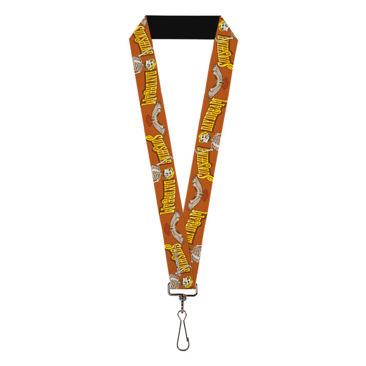 Grateful Dead SUNSHINE DAYDREAM Skeleton in Orange