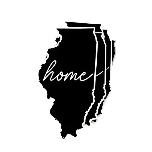 Illinois Home Sticker - 2"
