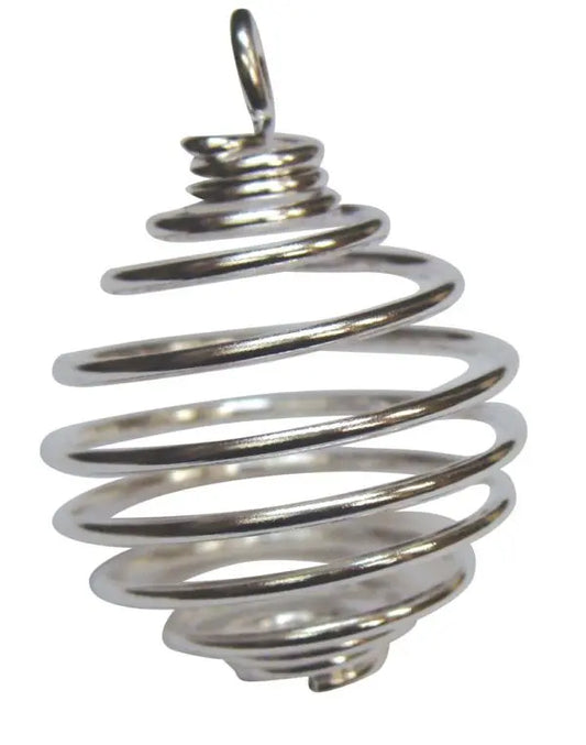 Spring Cage Pendant - Empty