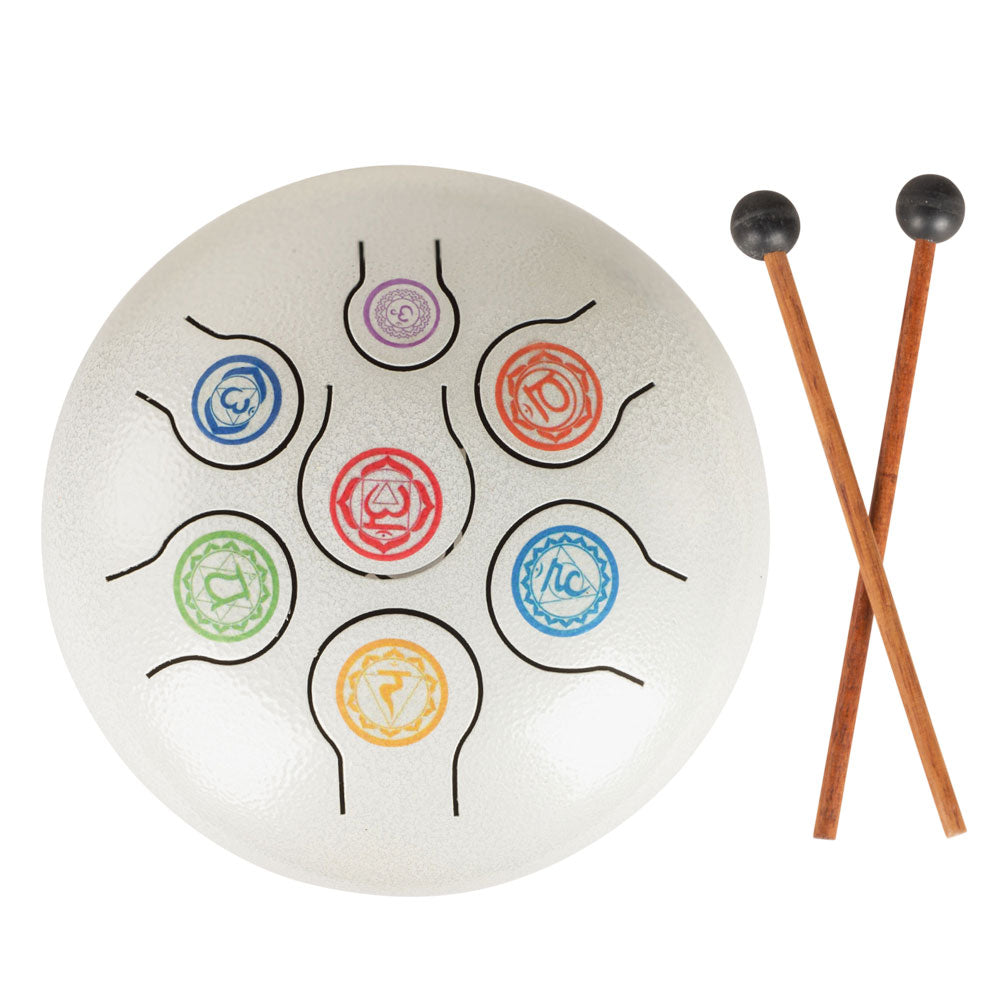 Seven Chakra Tongue Drum 8" with Carrying Case