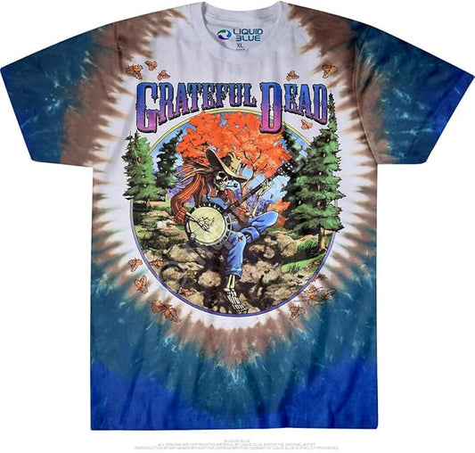 Grateful Dead Banjo Tie Dye T-Shirt