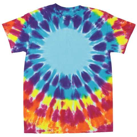 Marine Rainbow Bullseye Tie Dye T-Shirt