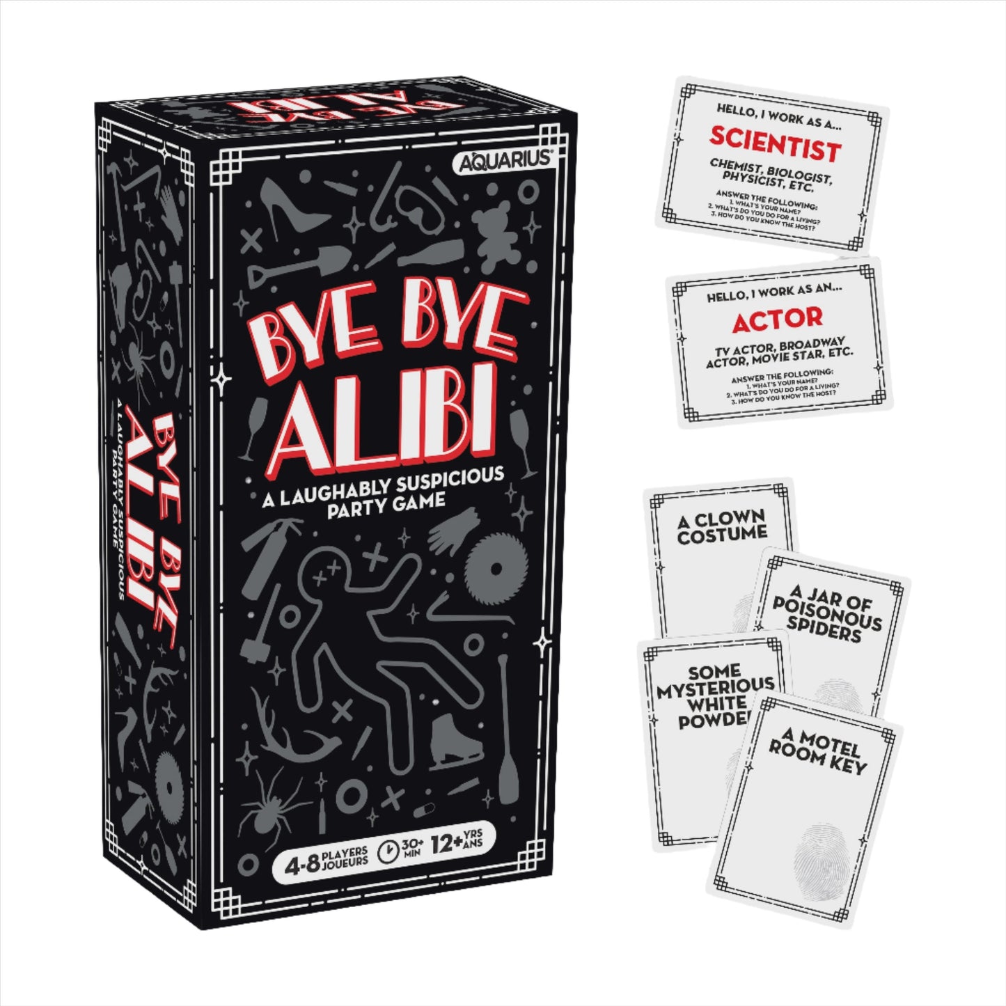 Bye Bye Alibi Card Game
