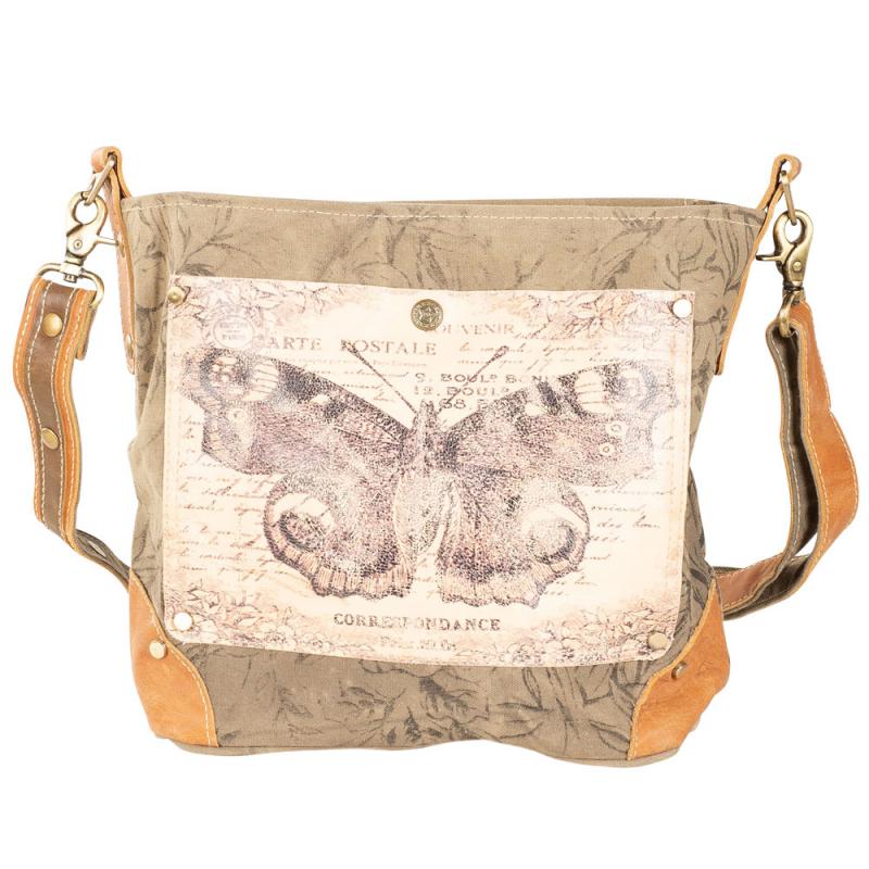 Clea Ray Moth Print Shoulder Bag