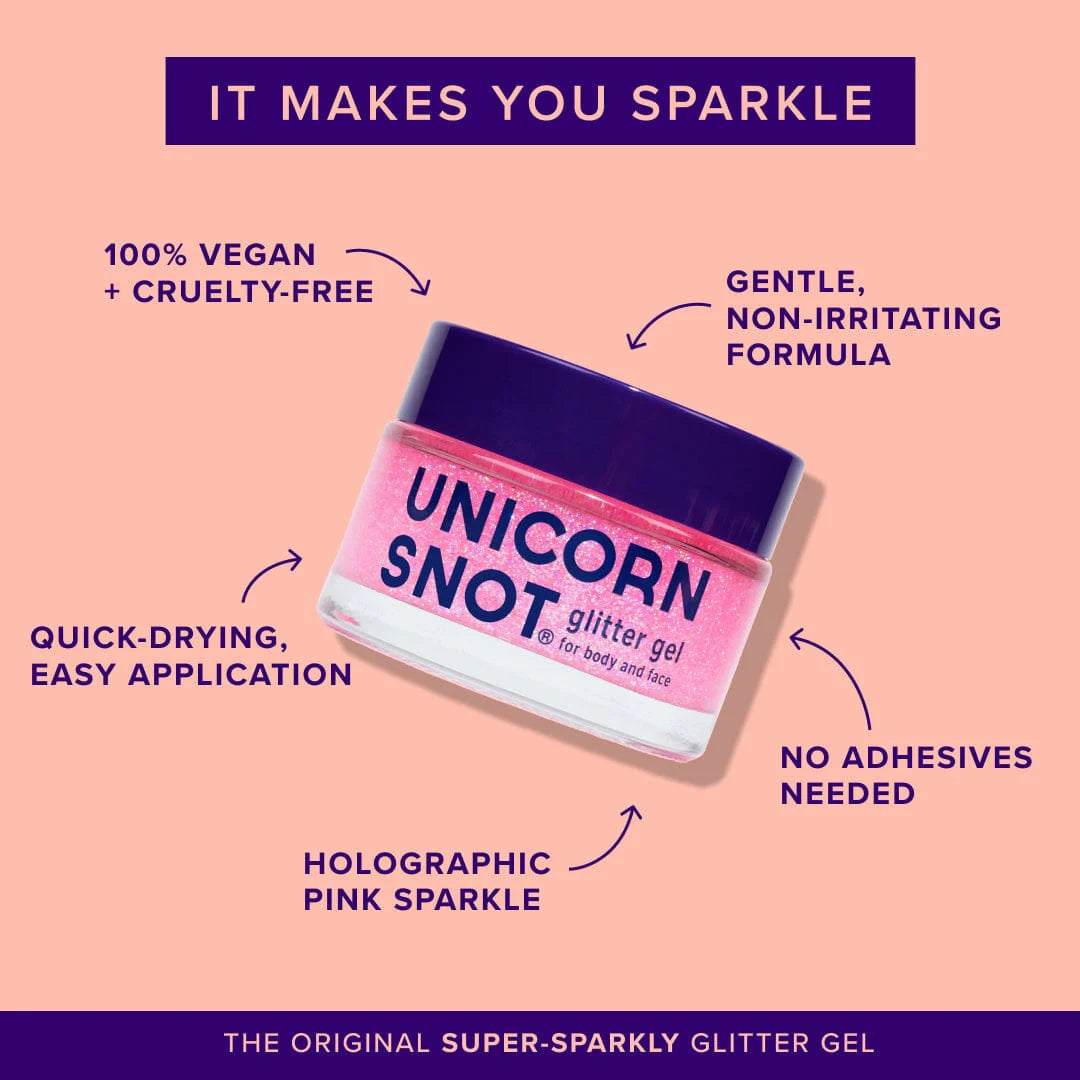 Unicorn Snot The Original Glitter Gel - Flamingo (Pink)