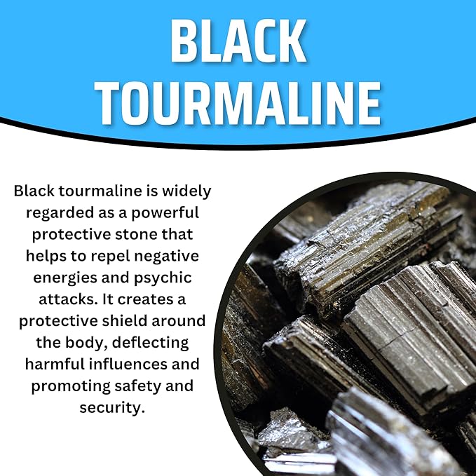 TruEnergy Black Tourmaline Palm Stone - 2"