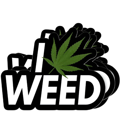 I Leaf Weed Sticker - 2"