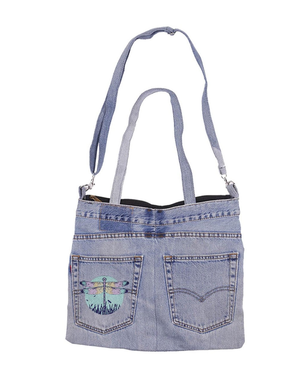 Upcycled Denim Jean Butt Bag