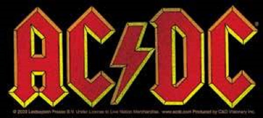AC/DC Logo Glitter Sticker