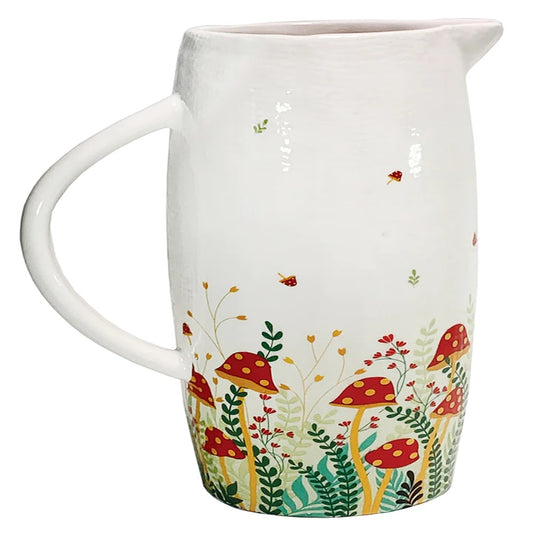 Mushroom Print Pitcher -  46oz SALE