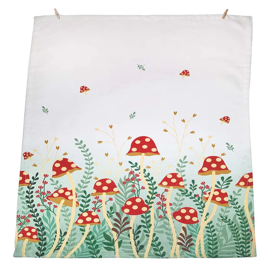 Mushroom Garden Tea Towel - 2 Piece