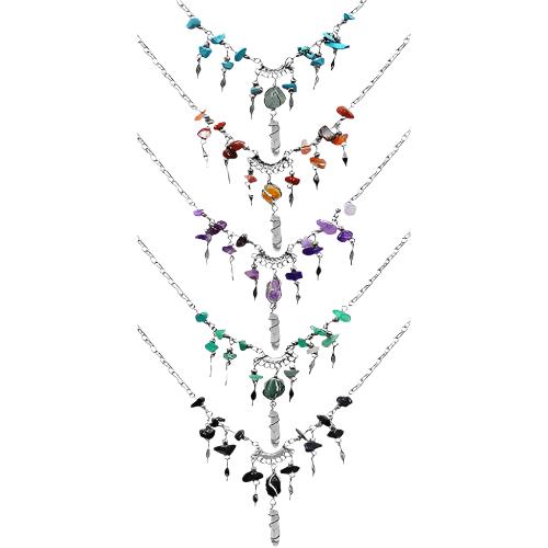 Agate Crystal Anklet