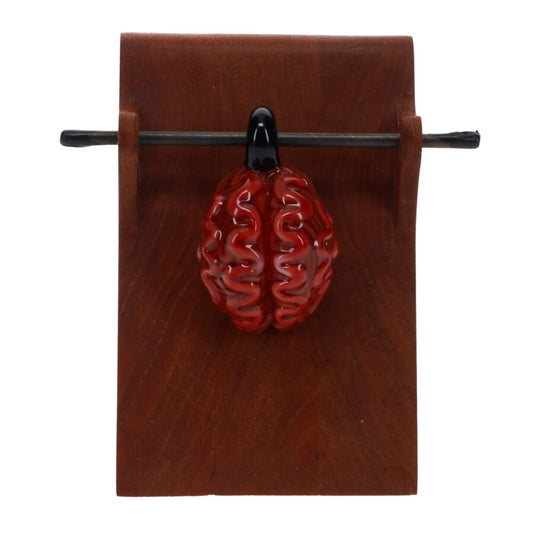 Algae Glass Brain Pendant