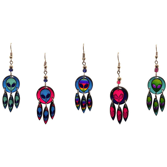 Alien Dangle Earrings