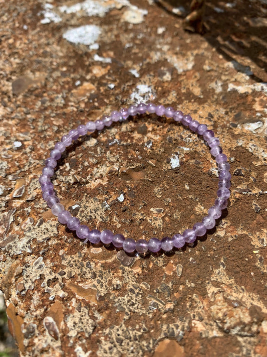 Amethyst Bracelet - 4mm
