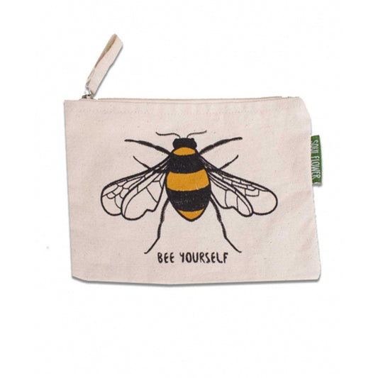 Bee Yourself Large Zipper Pouch SALE
