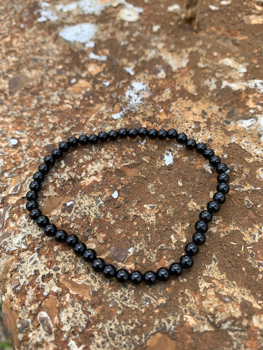 Black Obsidian Bracelet - 4mm