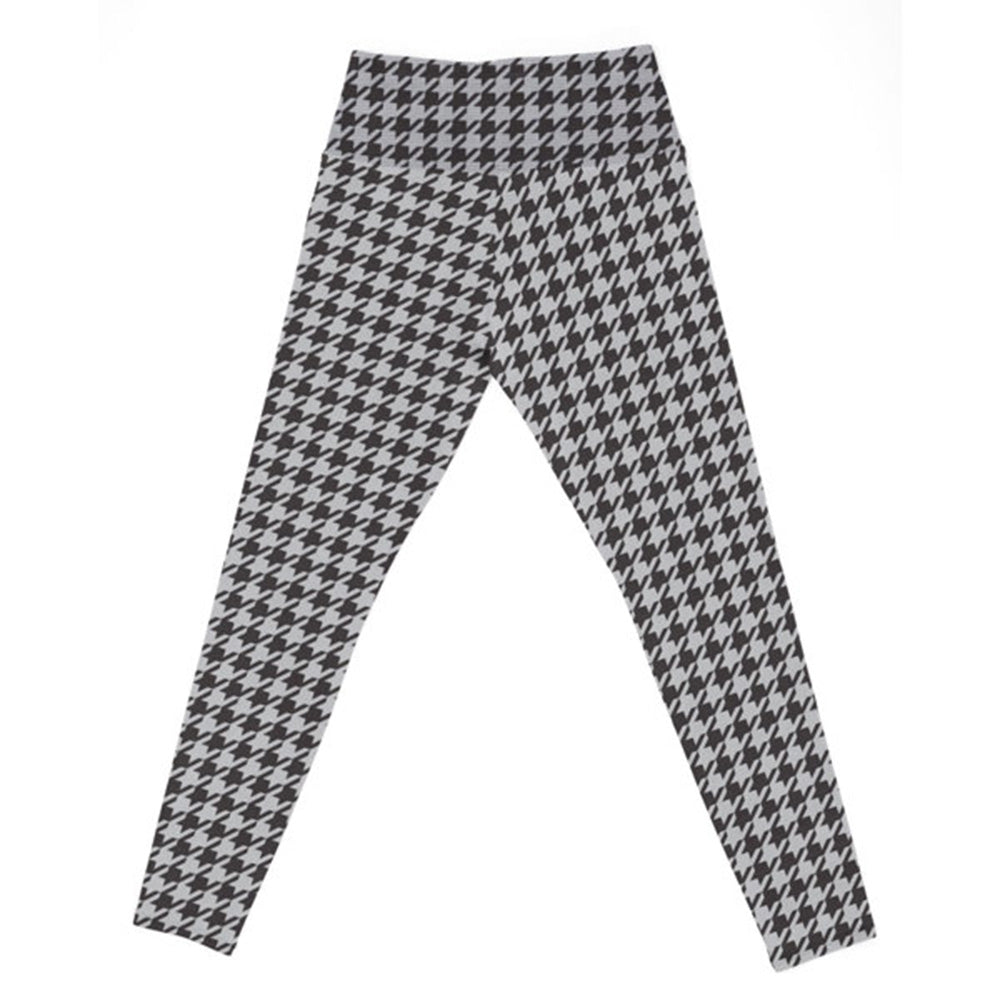 Britt's Knits Basics Patterned Fleece-Lined Houndstooth Leggings