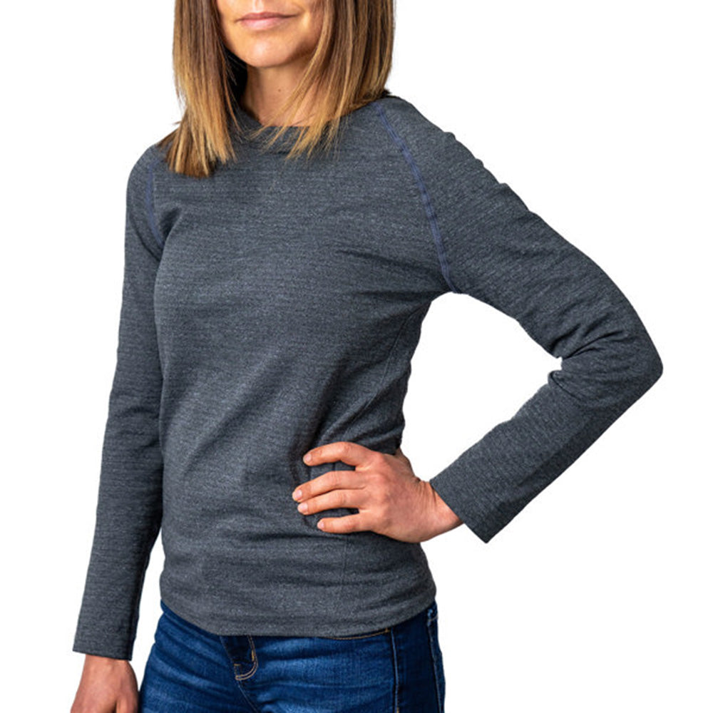 Britts Knits Gray Fleece Tops