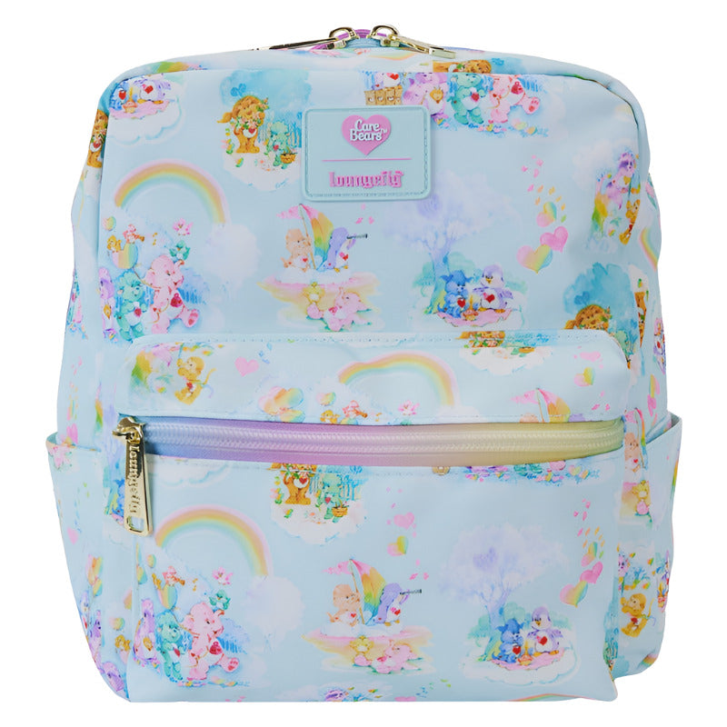 Loungefly Care Bear Cousins All-Over Print Nylon Square Mini Backpack SALE