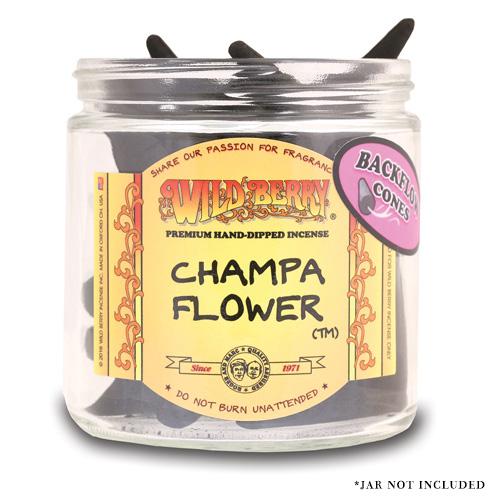 Champa Flower Wild Berry Backflow Incense Cones