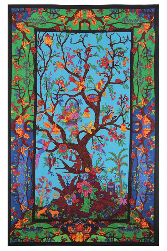 Colorful Tree Of Life Mini Tapestry